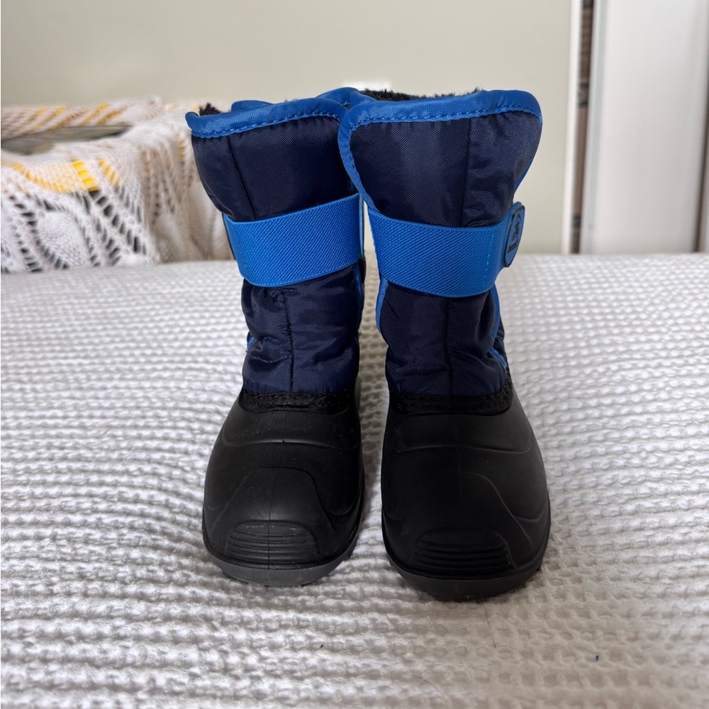 Kamik Kids Black and Blue Winter Boots